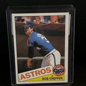 Bob Knepper #455 | 1985 Topps Baseball Trading Card